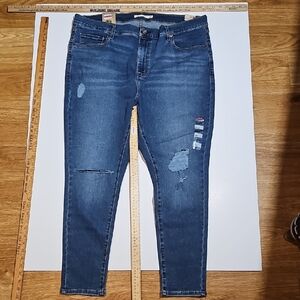 Levi's Women's 721 High Rise Skinny Jeans Dark Blue. 20W. NWT